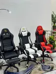 Borgry Gaming Chair with Lumbar Massage & Speakers - 2