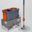 Premium 360 Degree Magic Spin Mop with Telescopic Steel Pole - 1