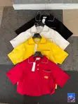 Men's Short Sleeve Collar Shirt - Casual Cotton - 1