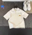 Men's Short Sleeve Collar Shirt - Casual Cotton - 2