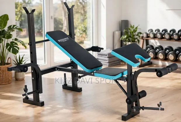 Bodyfit Adjustable Olympic Weight Bench with Leg Extension - 1