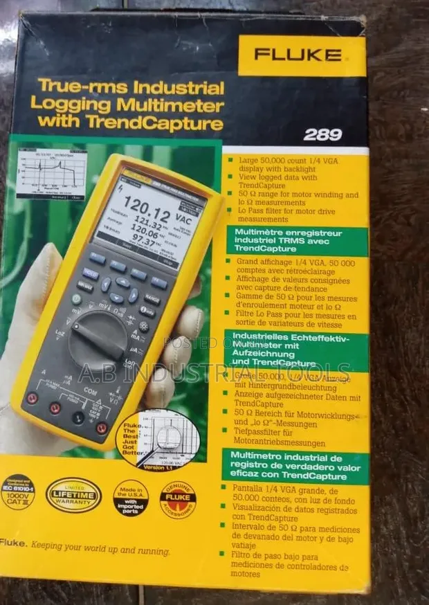 Fluke 289 True-RMS Industrial Logging Multimeter - 1