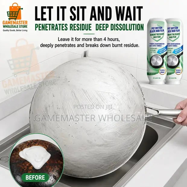 Pot Bottom Black Stain & Grease Remover - 1
