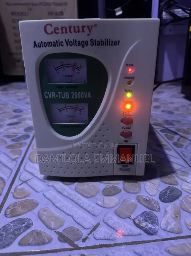 Century 2000VA Automatic Voltage Stabilizer CVR-TUB - 1