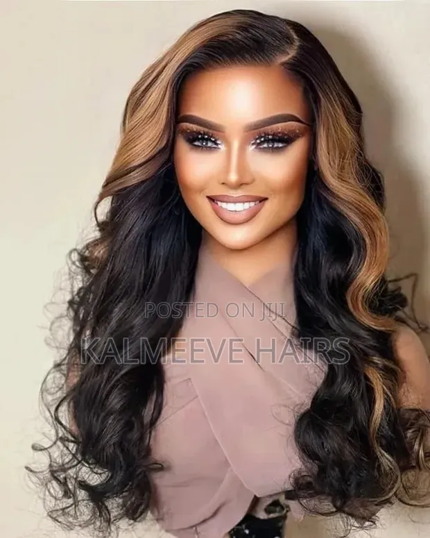100% Human Hair Frontal Wig - 1