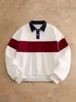 Unisex Tsintsiyar Polo Mai Layuka - Kyakkyawar Kayan Juyawa - 2