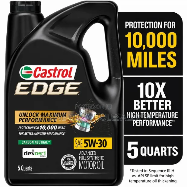Castrol EDGE Extended Performance 5W-30 Motor Oil (5 Litres) - 1