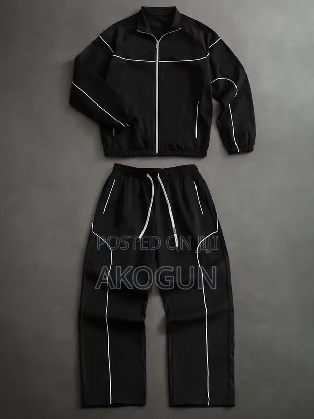 Unisex 2-Piece Tracksuit Set - Jacket & Joggers - 1