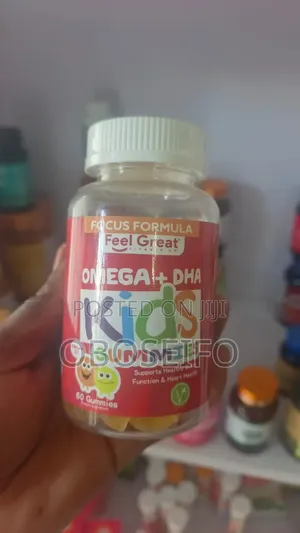 Focus Formula Omega + DHA Kids Gummies 60 Count