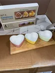 3pcs Ceramic Sauce Bowl Set - 2