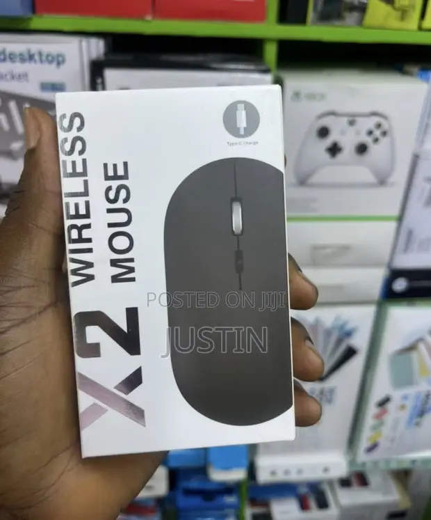 T-WOLF X2 Ultra-Slim Rechargeable Wireless Mouse - Black - 1