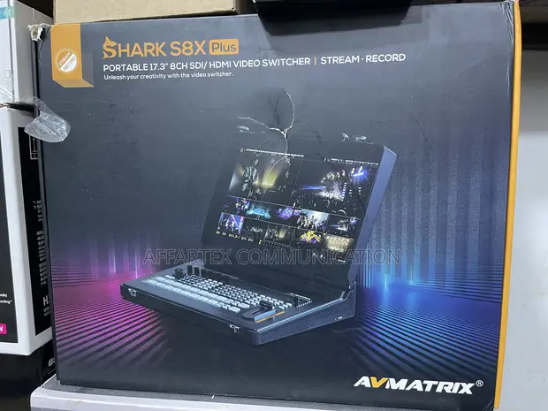AVMATRIX Shark S8X Plus 8-Channel Video Mixer - 1