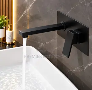 Master Black Wall Conduit Tap - 2 Handles