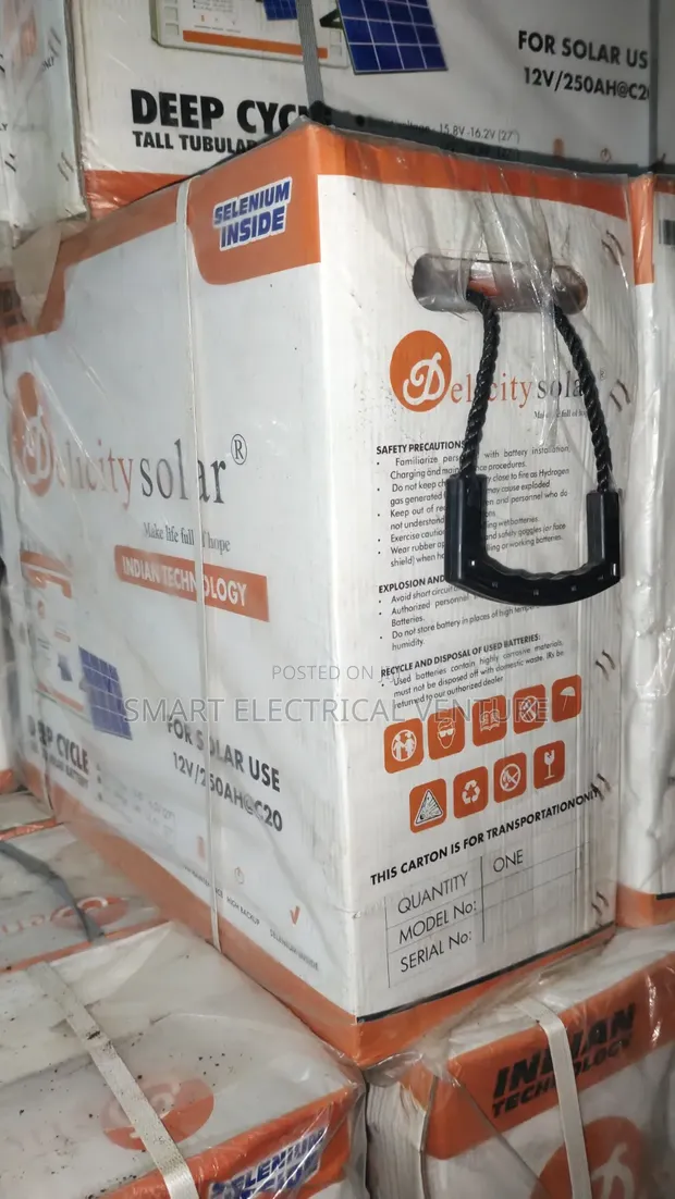 250Ah 12V Tubular Baturi - 1