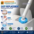 Disposable Toilet Brush with Holder - 30 Sponge Heads - 3