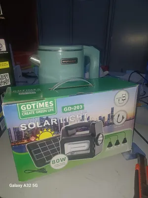 Solar Rechargeable LED Lantern with Power Bank