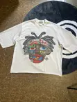 Thrift Nike Top - Men's White Cotton - 2