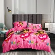 Cartoon Characters Bedding Set with Pillowcase & Duvet Cover - 2