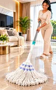 Quality Long-Handle Soft-Bristle Indoor/Outdoor Broom - 2