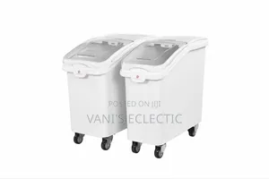 Commercial Plastic Ingredient Bins with Wheels (81L/102L)