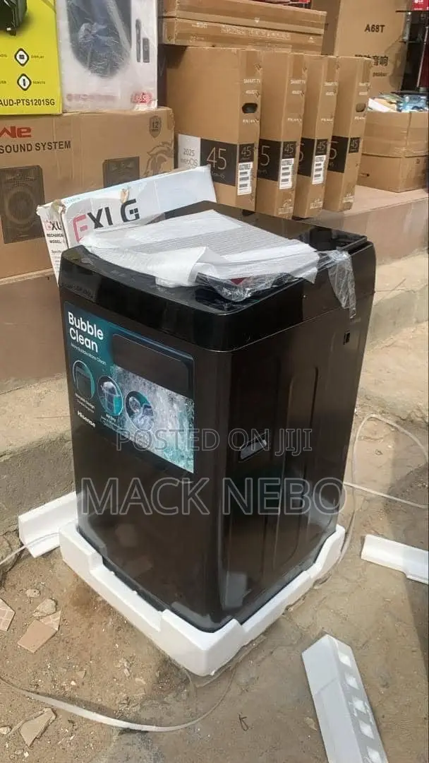 Hisense 9kg Top Load Washing Machine - Bubble Clean - 1