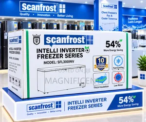 Scanfrost SFL300INV 300L Intelli Inverter Chest Freezer - 10-Year Warranty