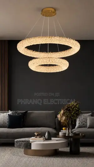Luxury Crystal LED Pendant Lights for Villa Living/Dining