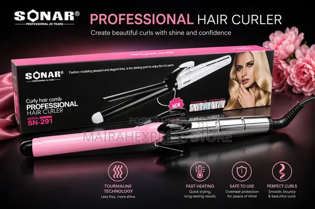 Sonar Professional Hair Curler - 1