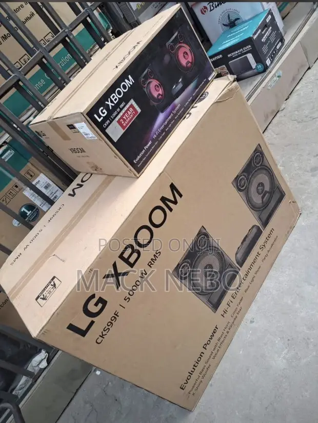 LG Xboom 5000W Sound System with Rear Light Show - 1
