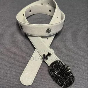 Chrome Heart Belt, Tie, Wallet & Rings Set