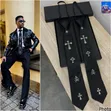 Chrome Heart Belt, Tie, Wallet & Rings Set - 5