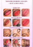 Accra Ghana Pop-Up Tour: Lip Blushing, Brows, Massage & Pedicure - 3