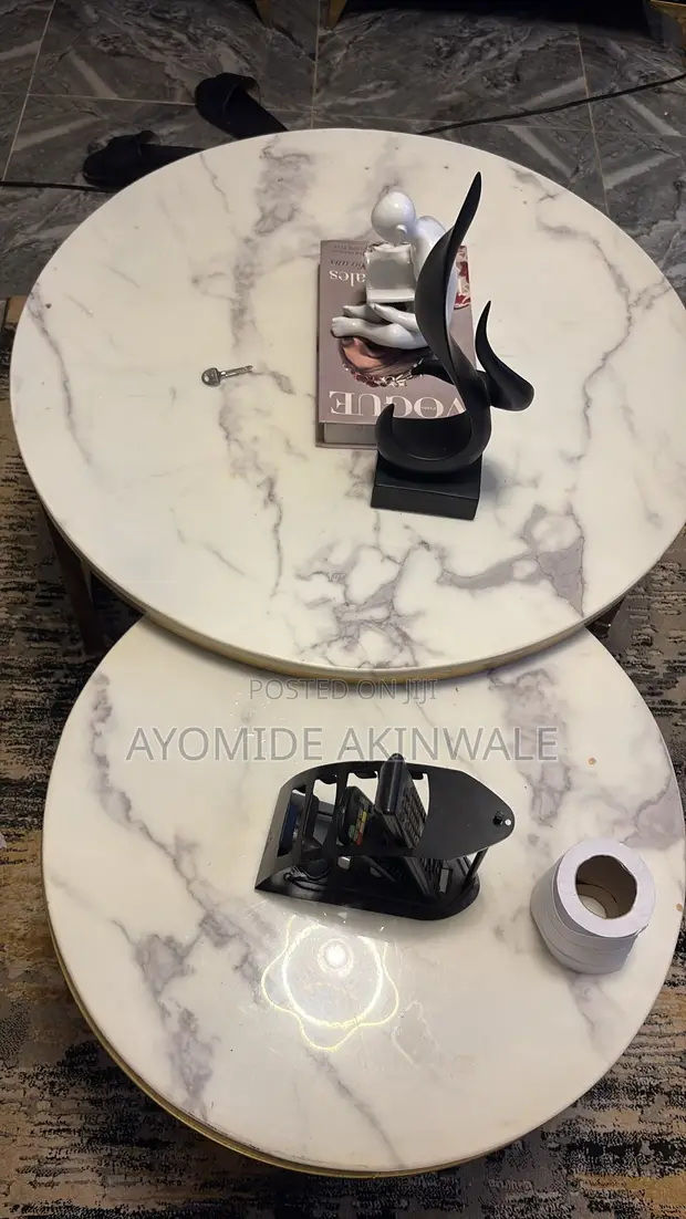 Real Marble Center Table - 1