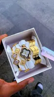 VCA Style Bracelet and Wrist Watch Set - Brand New - 2