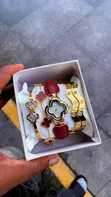 VCA Style Bracelet and Wrist Watch Set - Brand New - 4