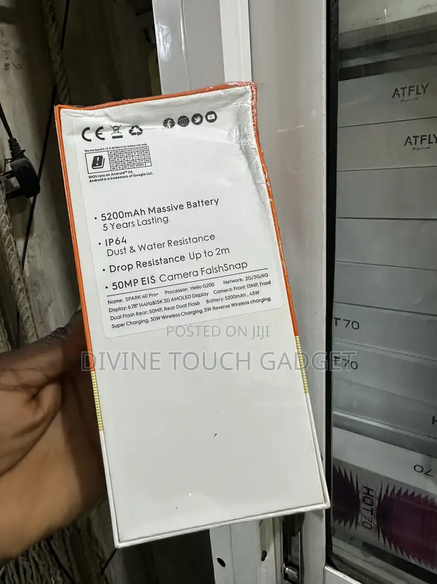 Sabon Tecno Spark 40 Pro+ 256GB Baki - 1