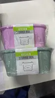 Kitchen Storage Box - 3 Compartments - 1