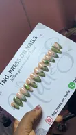 Rubber Base Press-On Nail Set - 2