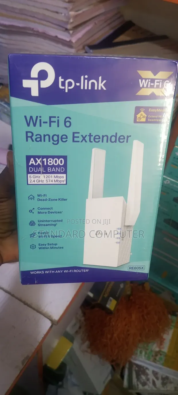 TP-Link WiFi 6 Range Extender RE605X AX1800 Dual Band - 1