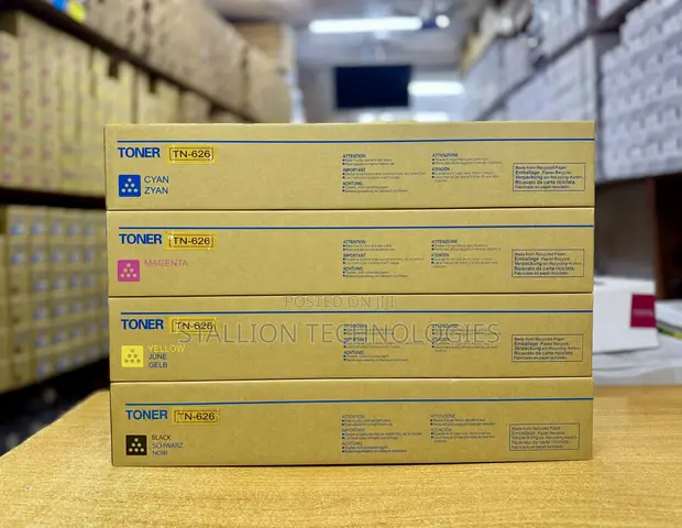 Konica Minolta TN626 Toner Cartridge Set - 1
