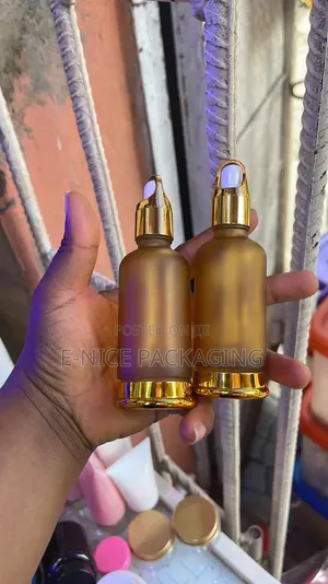 50ml Amber Glass Serum Bottles with Dropper