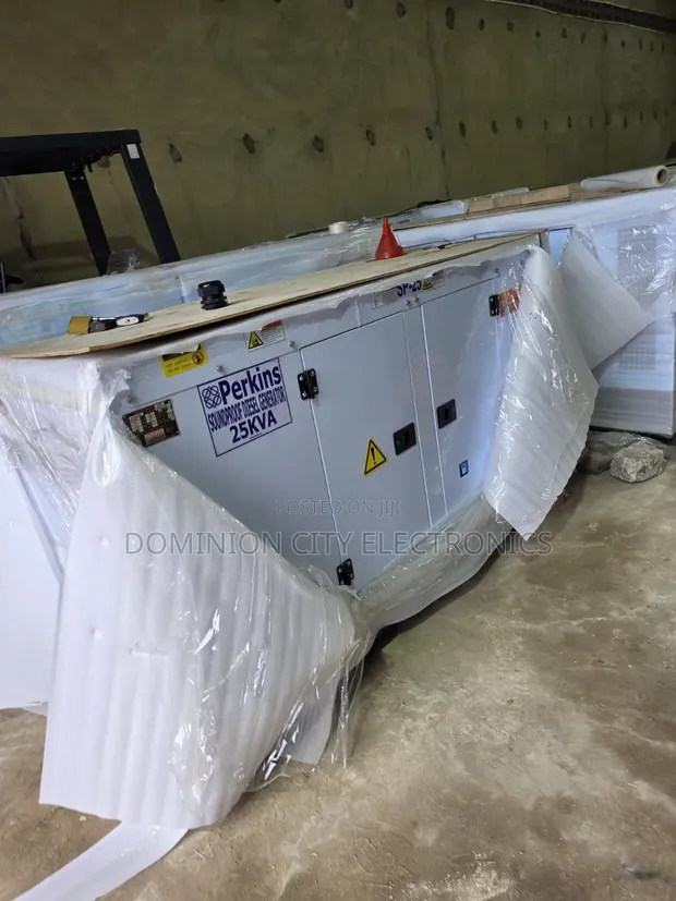 25kVA Perkins Diesel Soundproof Generator - Shekaru 2 Garanti - 1