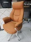 Boss Modern Robust Office Chair - Brown Genuine Leather - 3