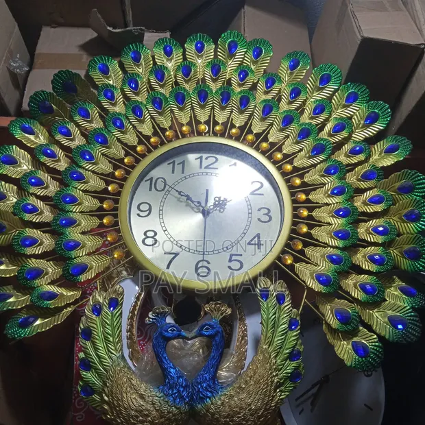 Peacock Wall Clock - 1