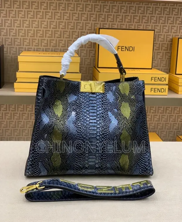 Fendi Luxury Handbag - Multicolor Genuine Leather - 1