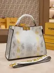 Fendi Luxury Handbag - Multicolor Genuine Leather - 3