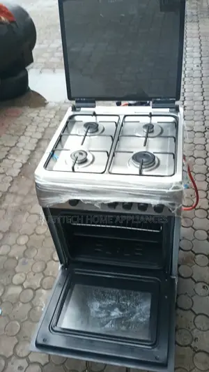 Scanfrost 60x65 Gas Cooker da aka yi amfani da shi a UK - 4 Konawa, Oven Grill