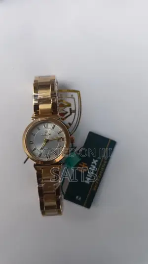 Hilux Gold-Tone Analog Quartz Watch