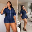 Classic Denim Gown by Zara - 1