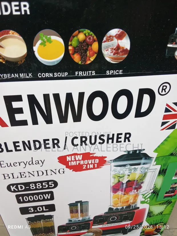 Kenwood Blender Mai Amfani Da Wuta - Sabo - 1